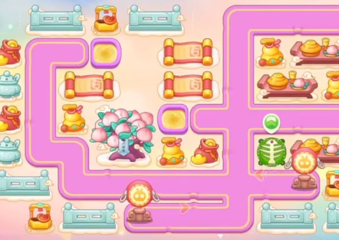 保卫萝卜4周赛2023.1.7攻略   西游周赛1月7日无伤图文过关流程图片2