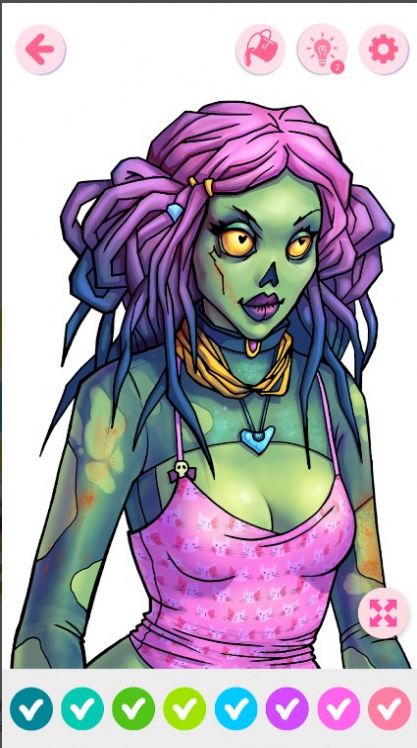 僵尸城市图画书游戏下载最新版（Zombie City Coloring Book）图片1