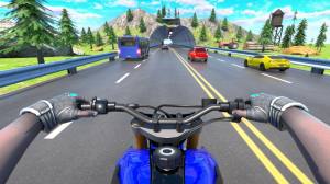 交通骑手摩托车赛车游戏图2