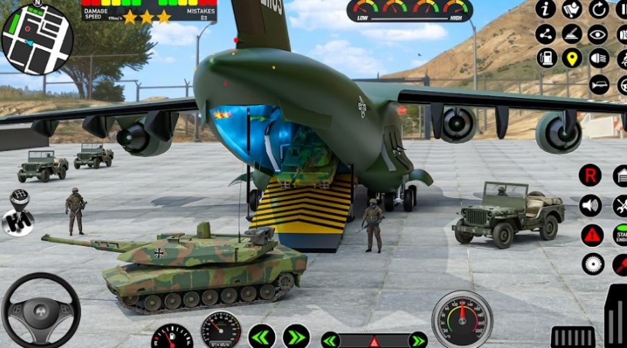 陆军卡车物资运输模拟器游戏图2