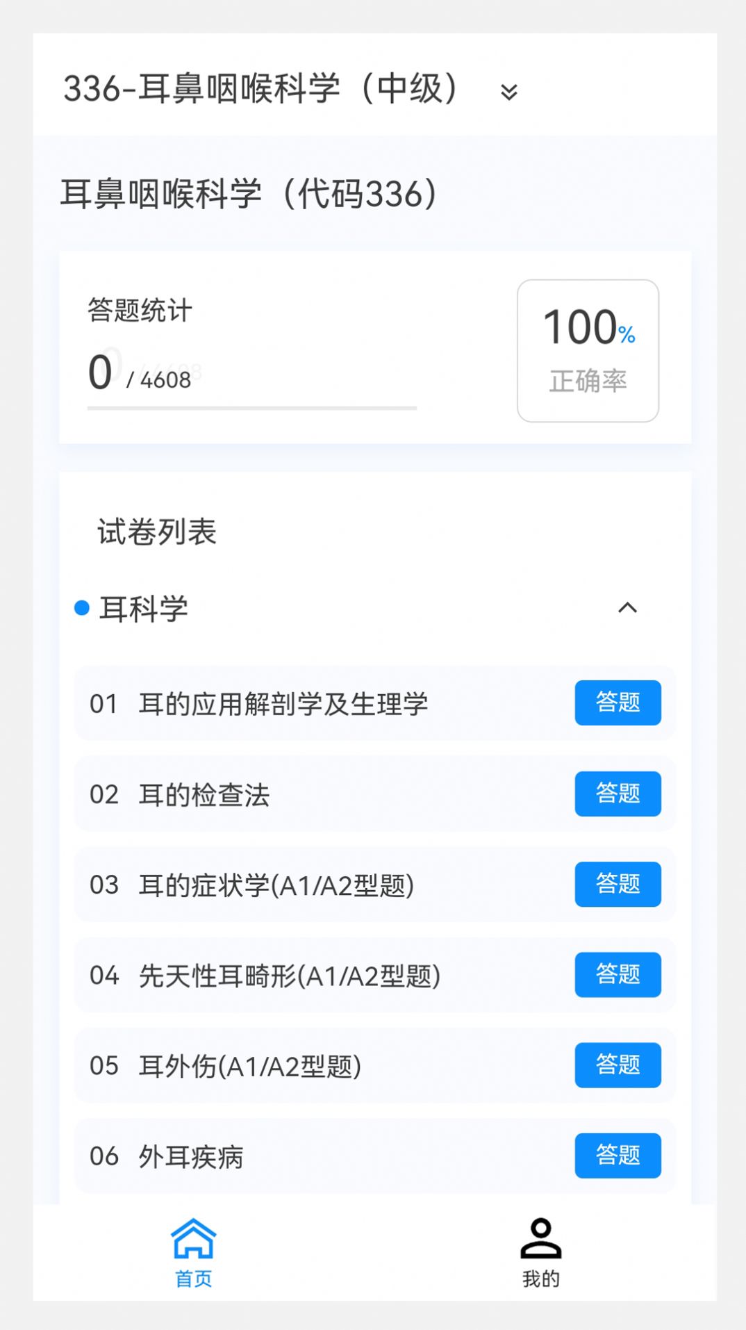 耳鼻咽喉科学新题库app图1