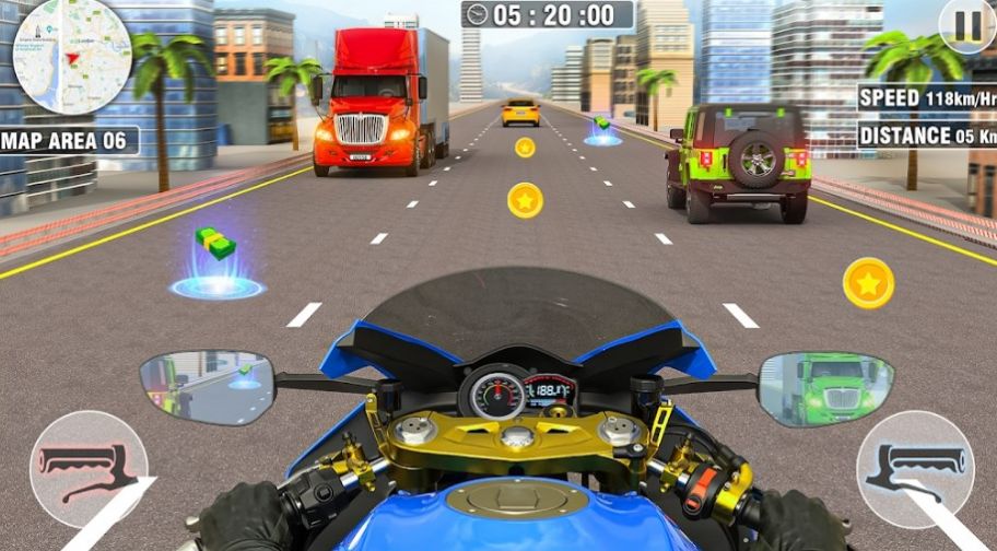 公路摩托车骑手驾驶游戏图2