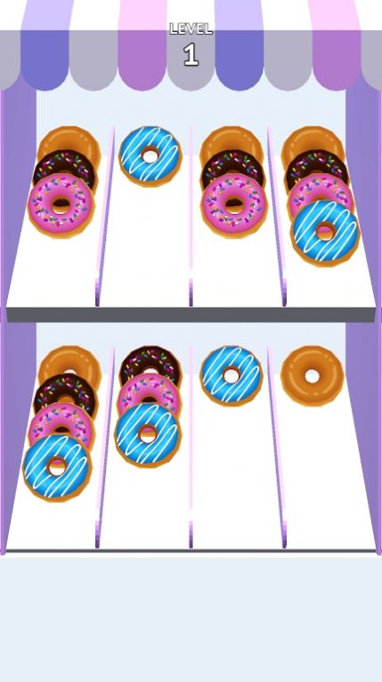 甜甜圈彩色拼图游戏图2
