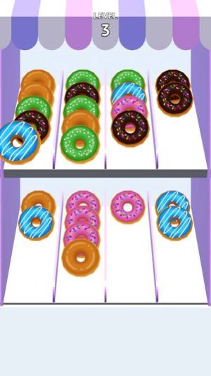 甜甜圈彩色拼图游戏图3