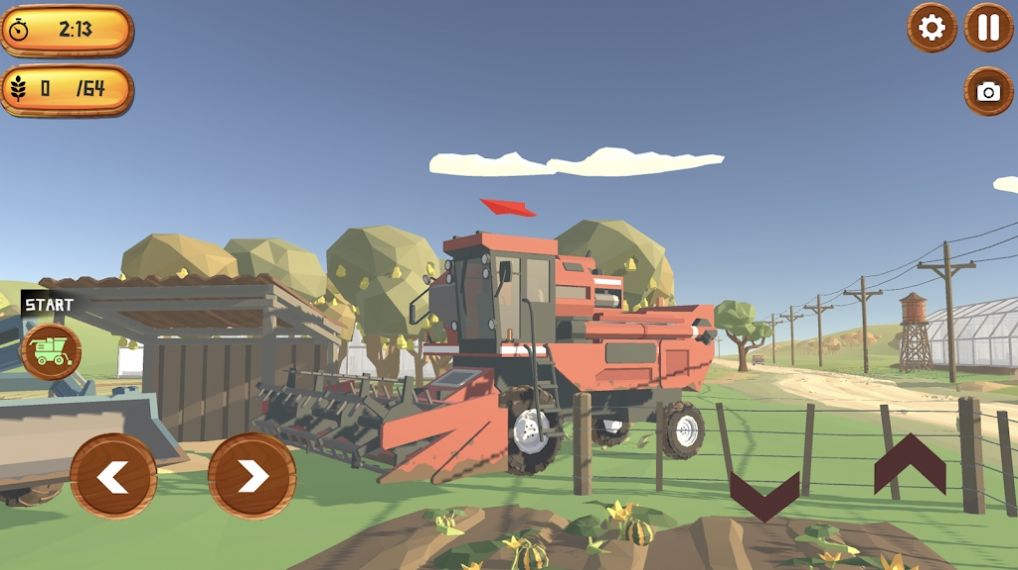 农场收割机器游戏图1