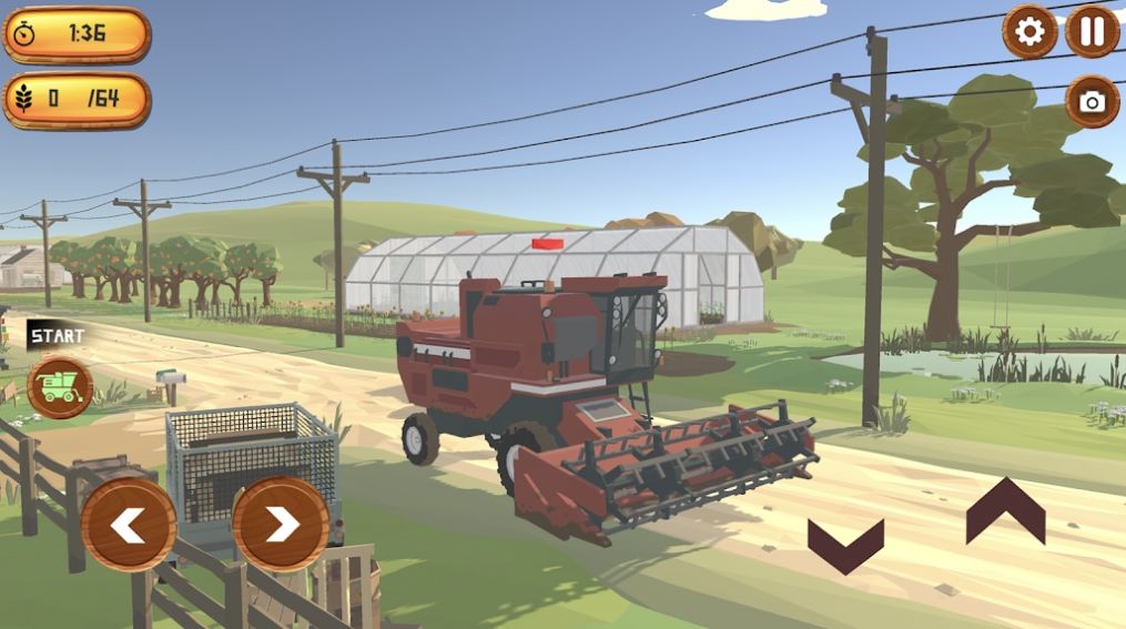 农场收割机器游戏图3
