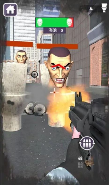 恐怖厕所怪物大战游戏下载手机版图片1