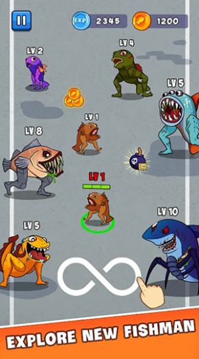 鱼人怪物进化游戏图3