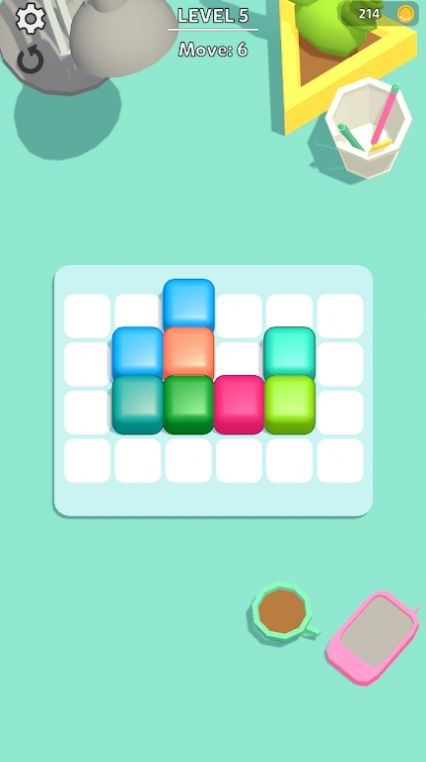立方体颜色合并游戏图1