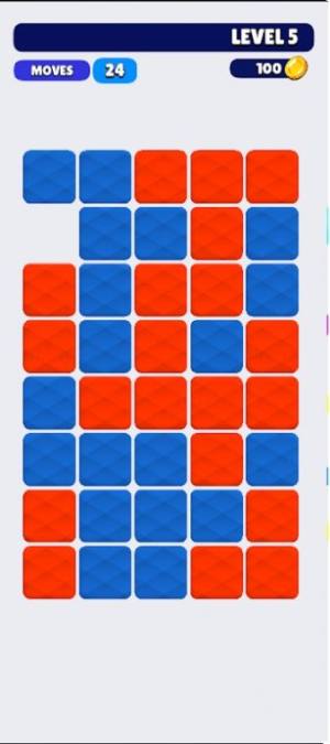 交换方块匹配颜色游戏图3