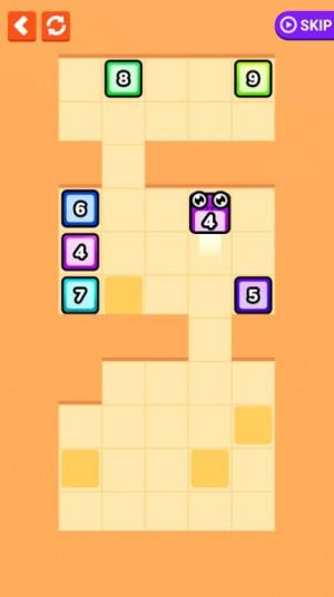 滑动彩色方块游戏图1