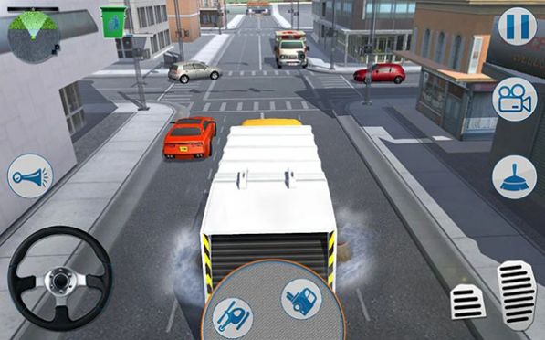 城市垃圾车模拟器游戏图2