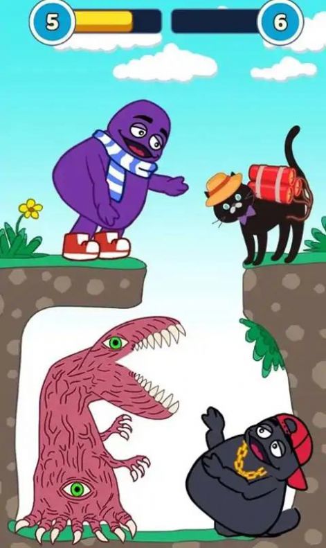 紫色怪物冒险游戏图3