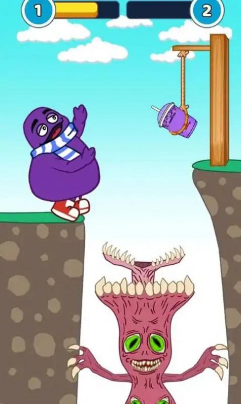 紫色怪物冒险游戏官方安卓版图片1