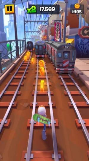 地铁跑酷滑板英雄3d版本下载2023图片1