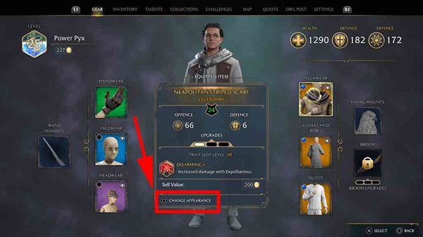 霍格沃茨之遗怎么换外观   游戏换装备外观流程一览[多图]