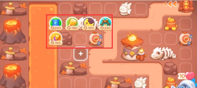 保卫萝卜4饿龙传说56关攻略   饿龙传说第56关过关流程一览图片1