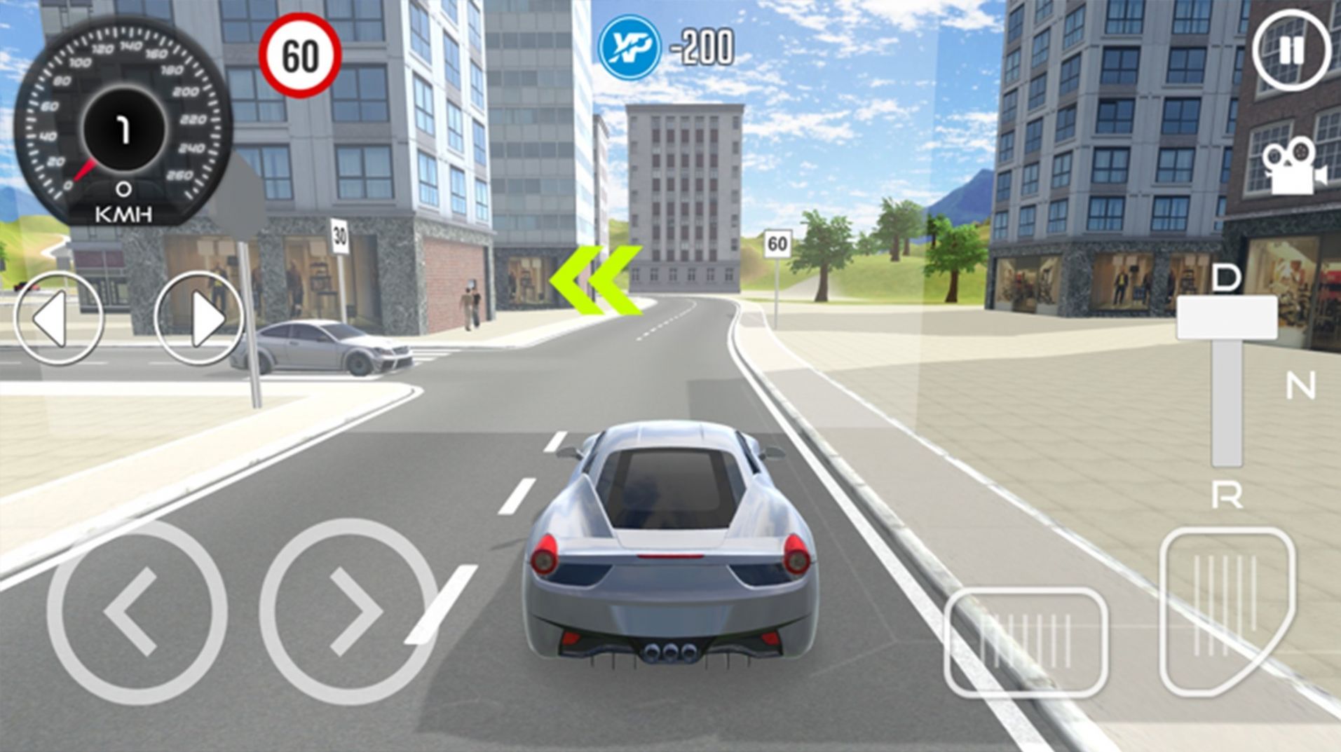 真实模拟城市跑车游戏图1