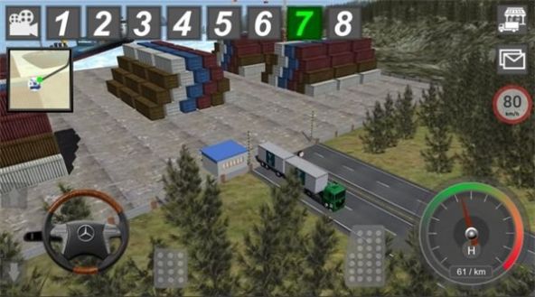 奔驰卡车模拟器游戏图1