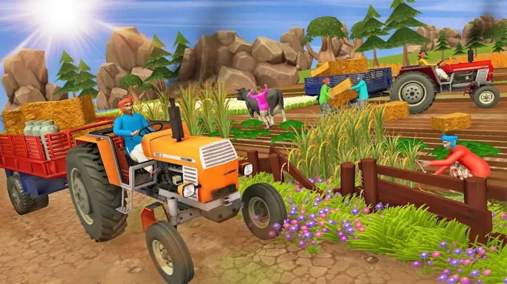 农场小镇模拟器3D游戏最新手机版图片1