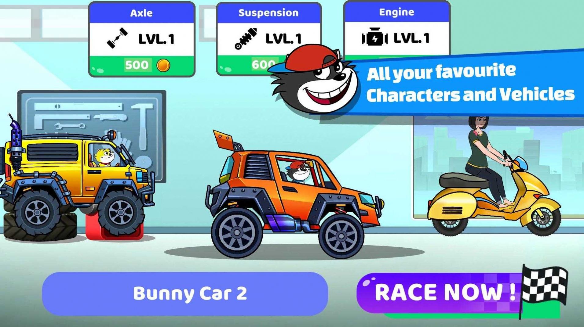 蜂蜜兔子赛车游戏官方版图片1