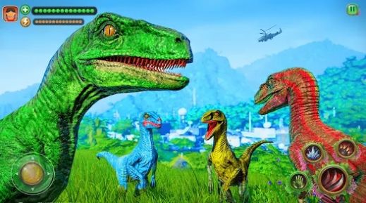 恐龙模拟恐龙攻击游戏图2