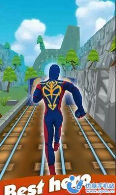 超级英雄奔跑地铁奔跑者游戏图1