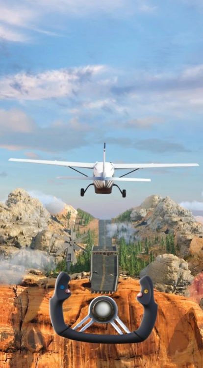 疯狂飞机着陆模拟器游戏图1