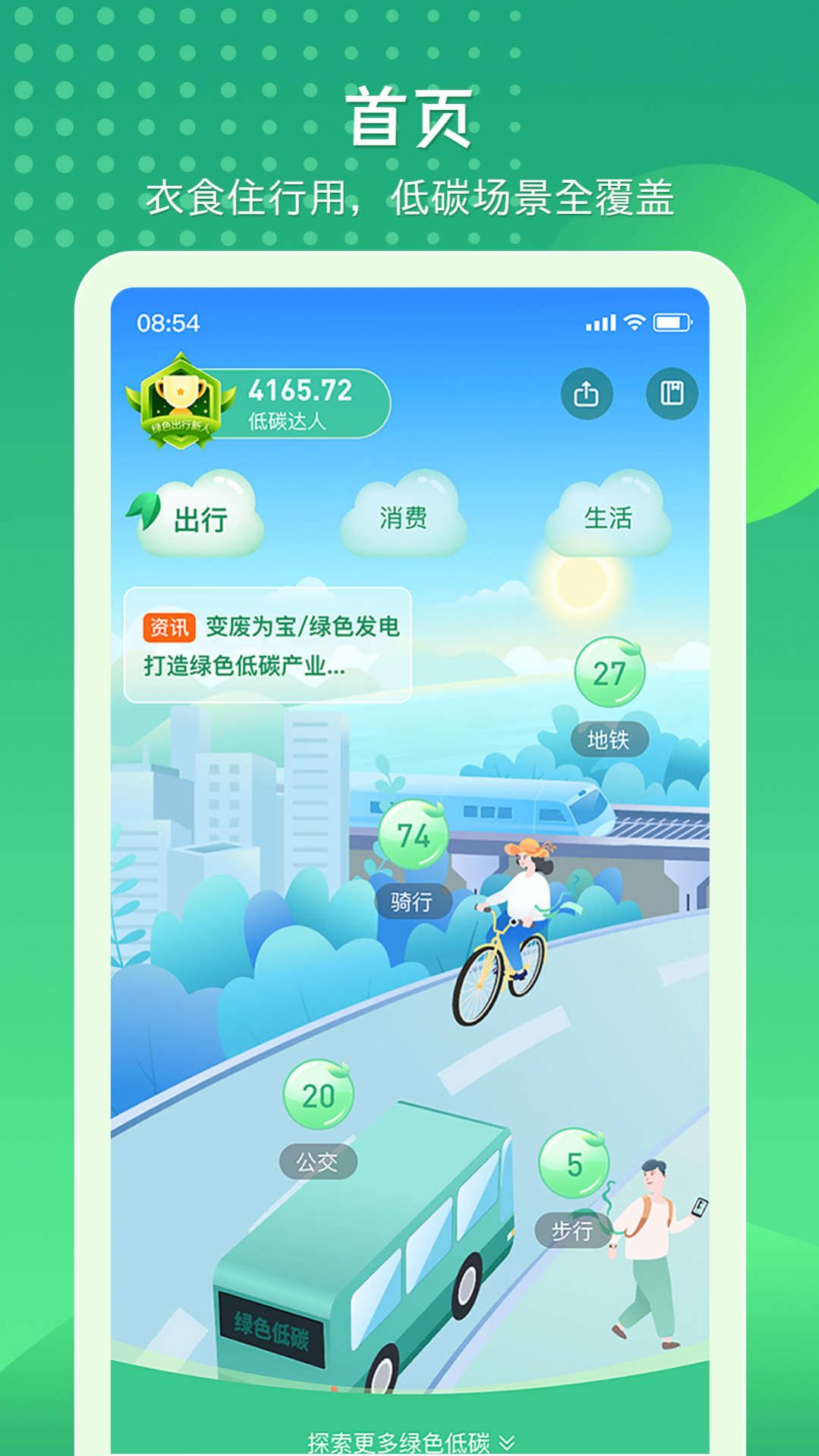 碳丝路绿色生活app软件图片2