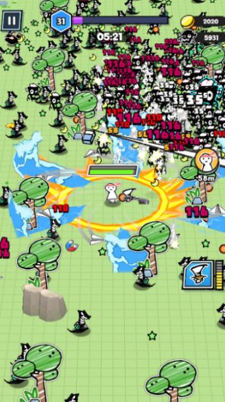 纸片人幸存者游戏官方版图片1