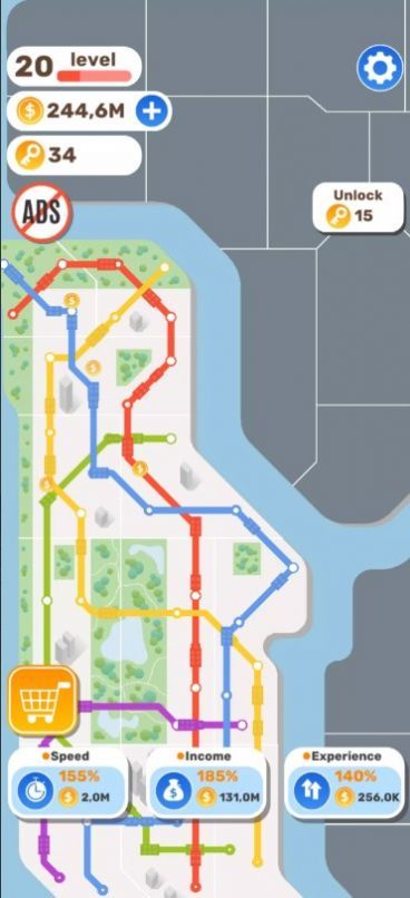 地铁连接列车控制游戏图3