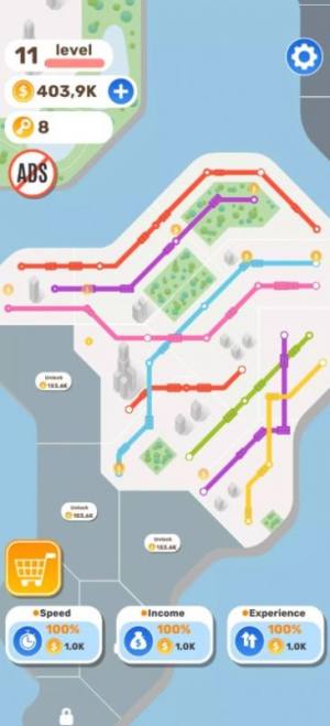 地铁连接列车控制游戏图2