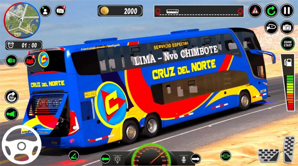 长途客车旅游交通模拟器游戏图2