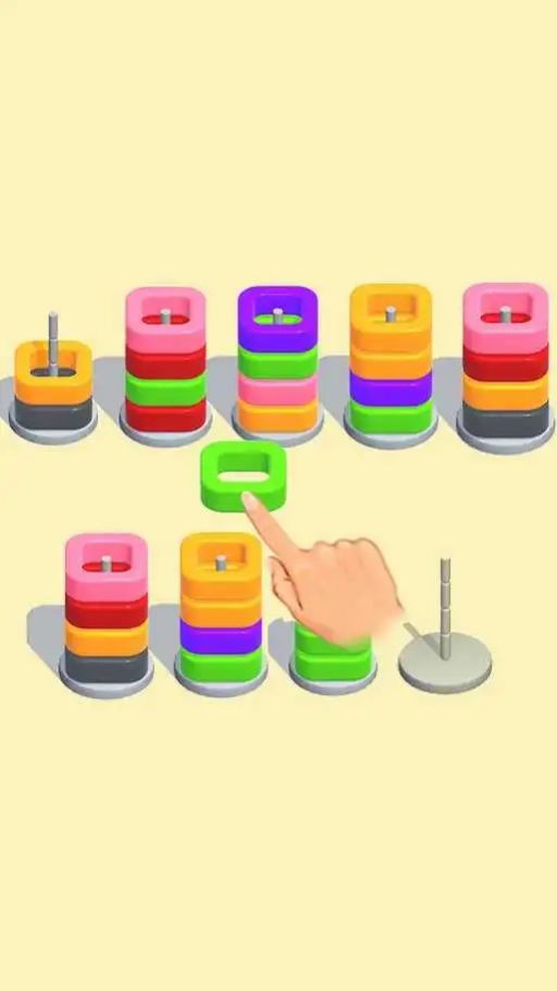 彩色篮圈拼图游戏图2