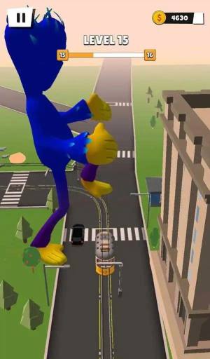 电车狂飙蓝色怪物3D游戏图2