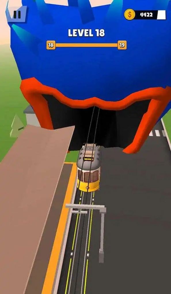 电车狂飙蓝色怪物3D游戏图3