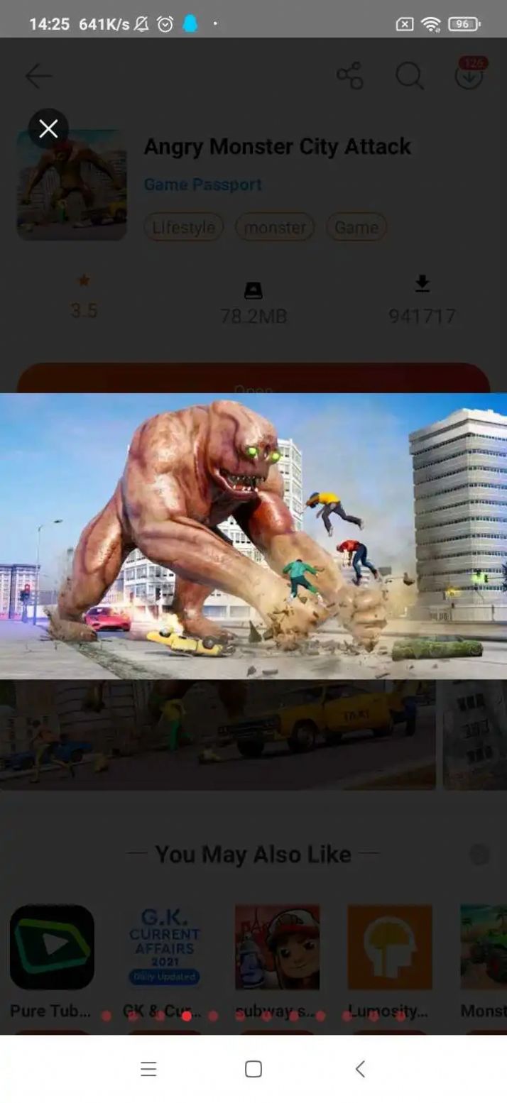 愤怒的怪物城市攻击游戏图2