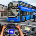 警车模拟巴士游戏