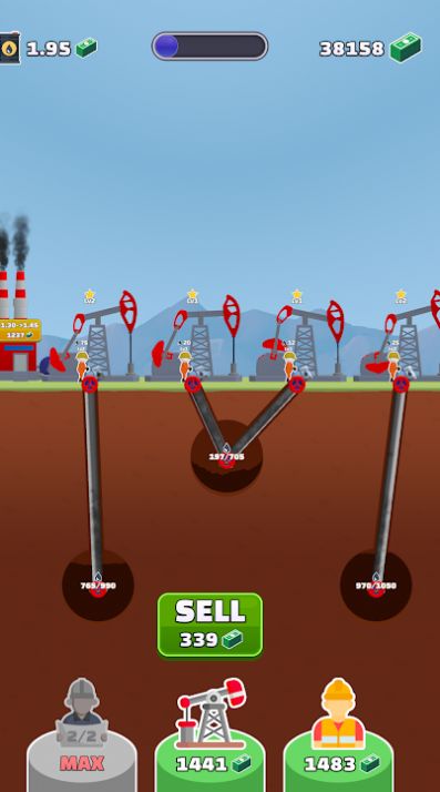 石油厂合并挖掘游戏图1