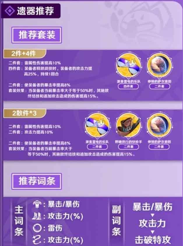 崩坏星穹铁道景元攻略   景元技能加点/光锥/遗器/词条推荐[多图]图片4