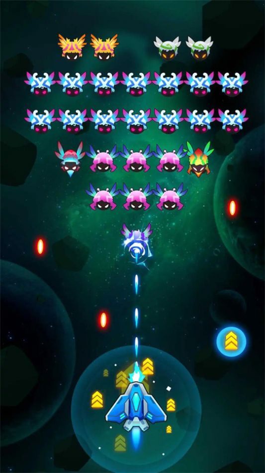 昆虫入侵者太空射手游戏手机版下载图片1