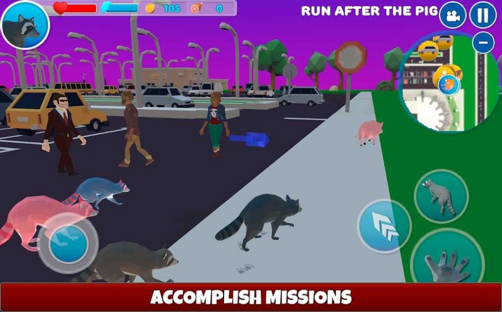 浣熊冒险模拟器游戏图2