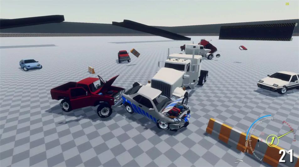 3D汽车碰撞模拟器游戏图1