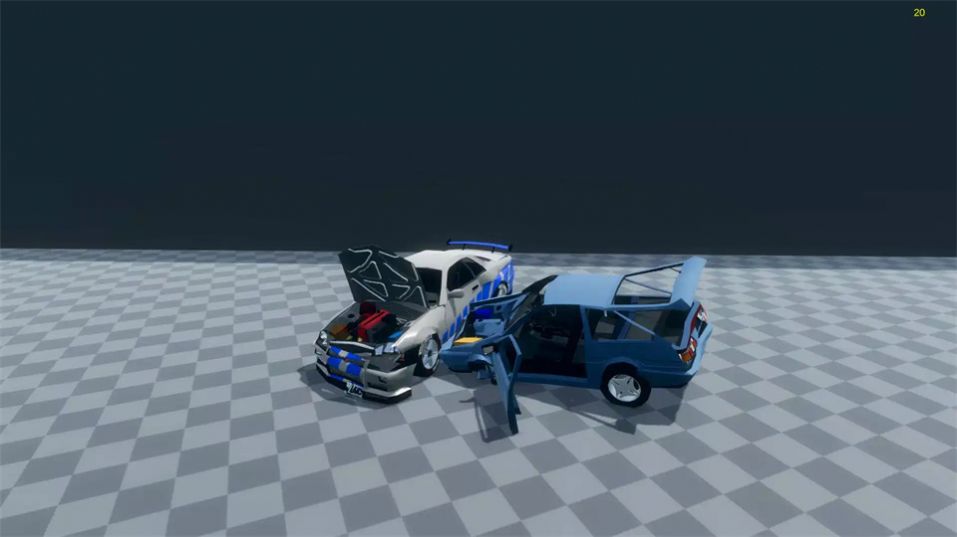 3D汽车碰撞模拟器游戏图2