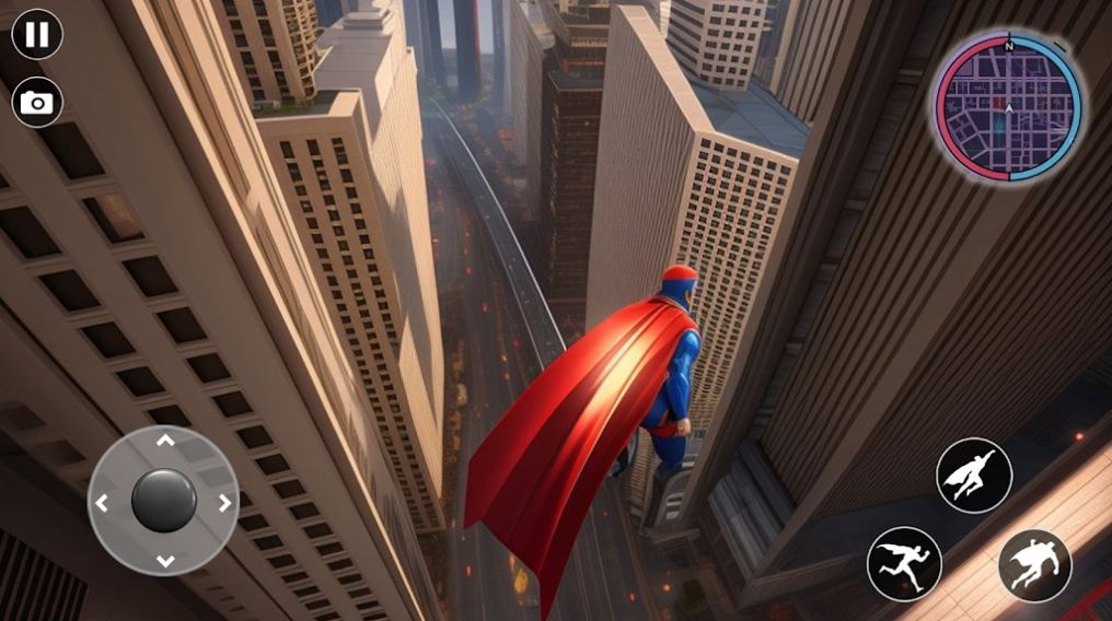 超级英雄飞行救援城市游戏图2
