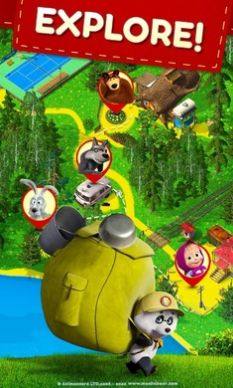 玛莎和熊果酱比赛3游戏红包版图片1