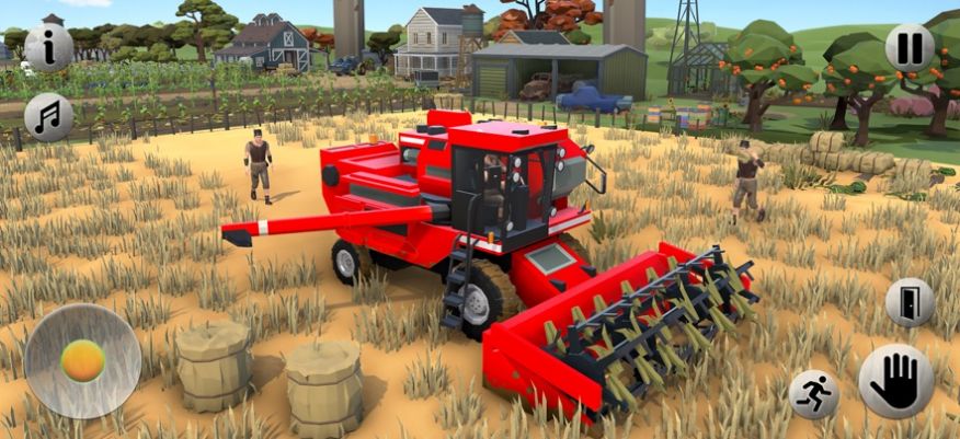 农业模拟器收获游戏图1