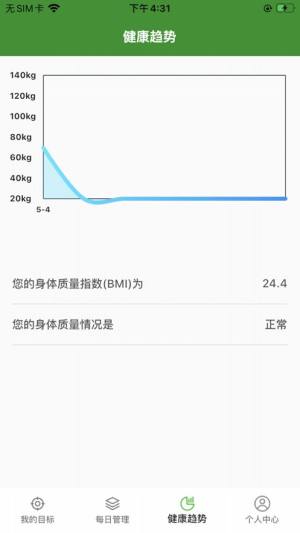 体重足迹记录app软件图片1
