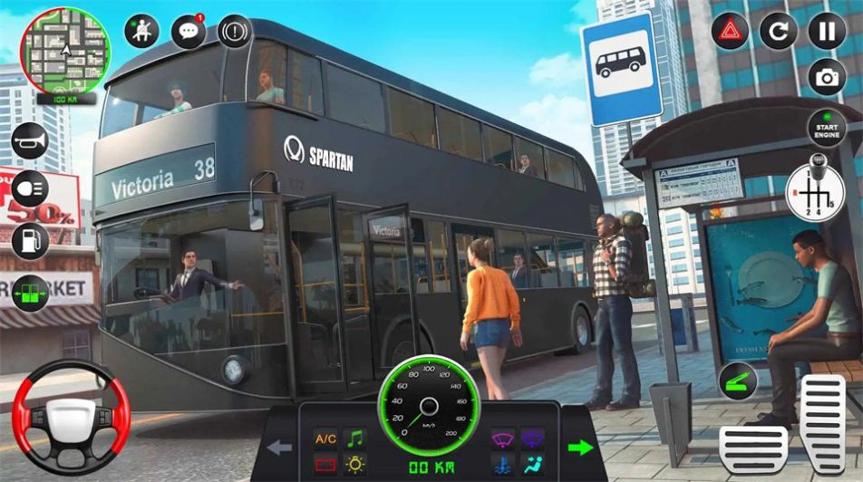 城市长途汽车模拟器3D游戏官方安卓版图片1