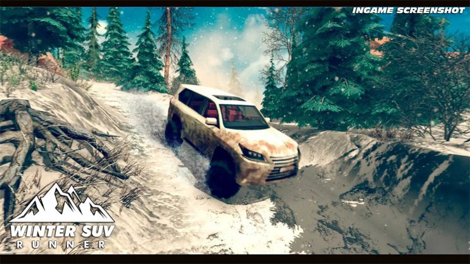 冬季SUV山地越野游戏中文版图片1